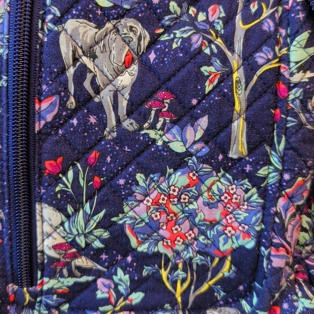 Vera Bradley Harry Potter Forbidden Forest Sling Backpack Quilted Purple Bag - Picture 5 of 11